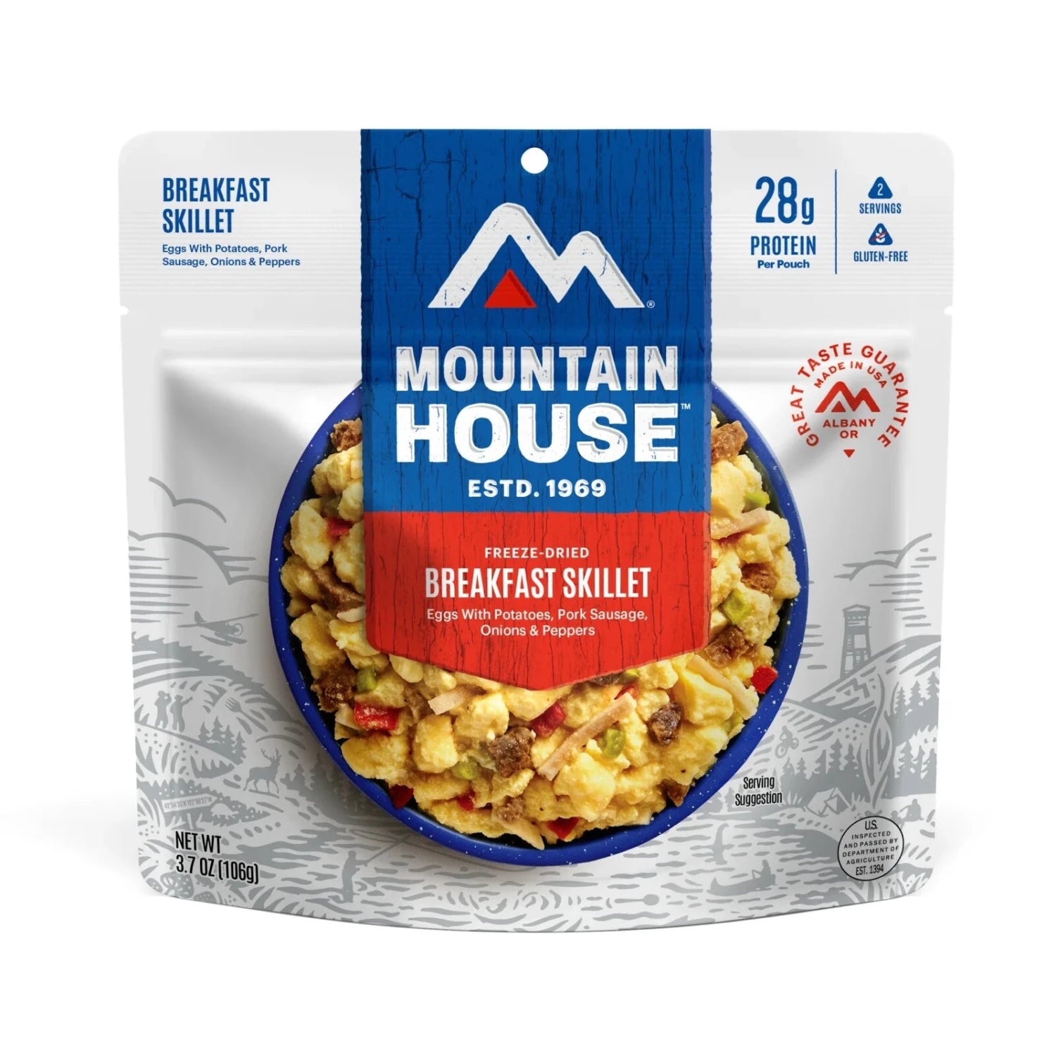 Mountain House Breakfast Skillet Pouch, front view