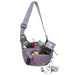 Mountainsmith Knockabout shown in the Black Plum color option, shown packed.