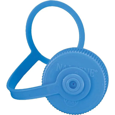nalgene Blue Loop-Top Wide Mouth Replacement Lid in blue