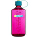 Nalgene 32oz Narrow Mouth Sustain Water Bottle in eggplant, front view