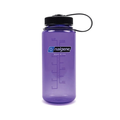 Nalgene 16oz Wide Mouth Sustain Water Bottle shown in the Purple color.