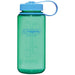 Nalgene 16oz Wide Mouth Sustain Water Bottle shown in the Pastel green color.