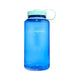 Nalgene Wide Mouth Sustain Water Bottle 32oz, Cornflower Bllue, front view 