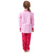 nano girls holiday pajamas set back model view