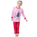 nano girls holiday pajamas set front model view