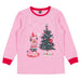 nano girls holiday pajamas set top front flat view