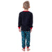 nano kids holiday pajamas set back model view