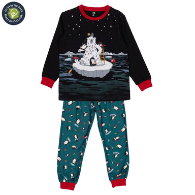 nano kids holiday pajamas set front flat view