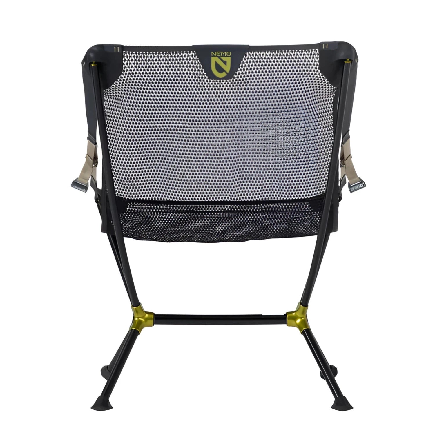 NEMO Moonlite™ Reclining Camp Chair in black pearl, back view