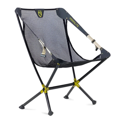 NEMO Moonlite™ Reclining Camp Chair in black pearl, front view