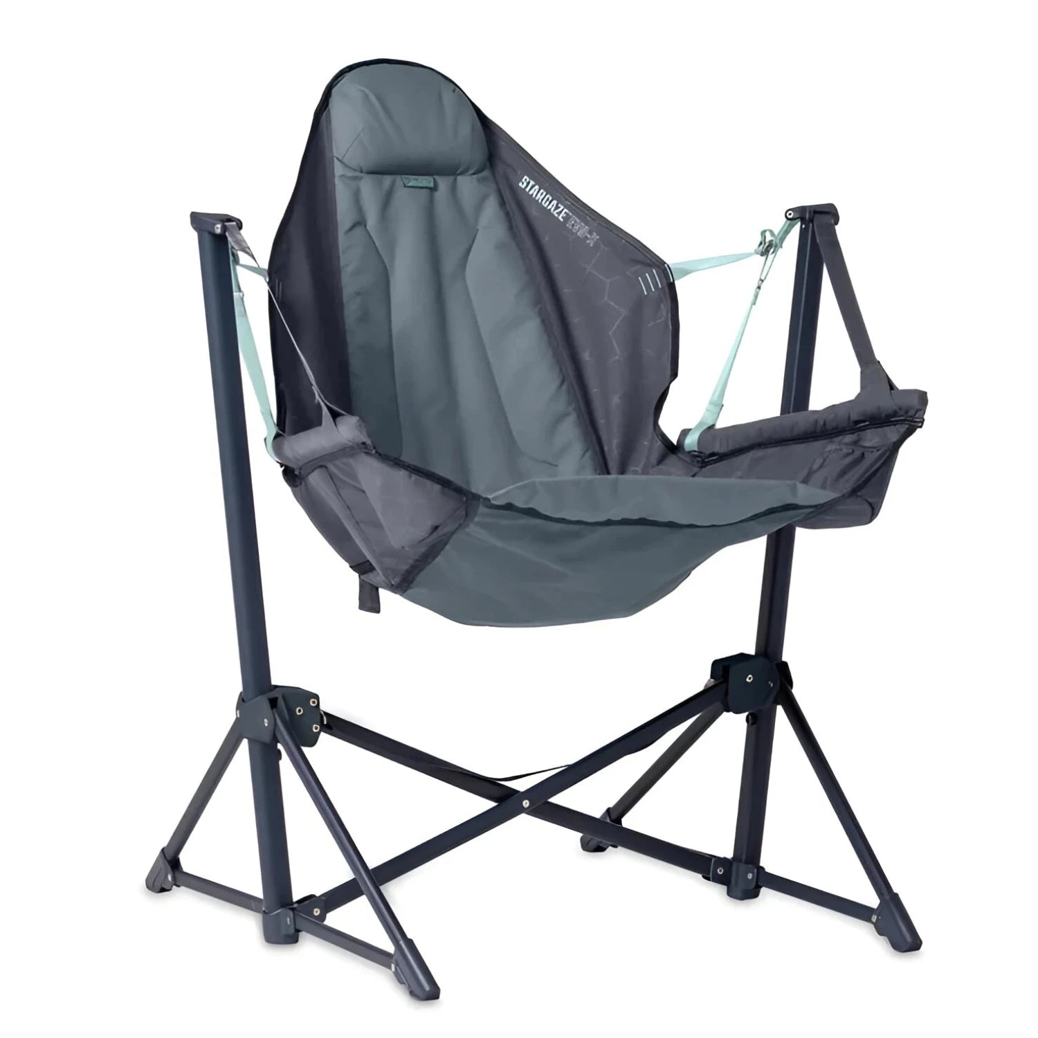NEMO Stargaze™ EVO-X Folding Reclining Camp Chair in ombre blue, front view