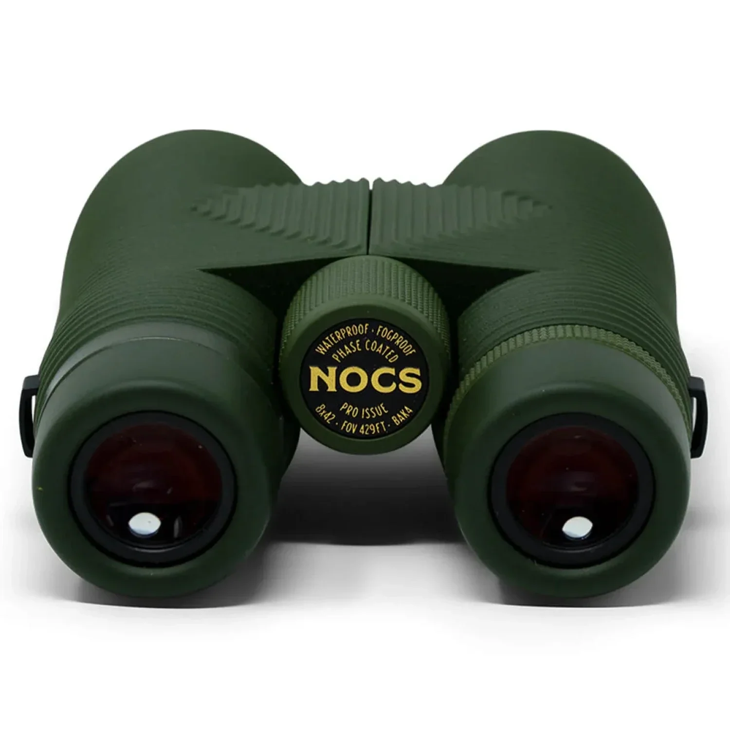 NOCS Pro Issue 8x42 Binoculars in canopy green, back view