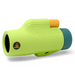 NOCS Zoom Tube 8x32 in chartruese, front angled view