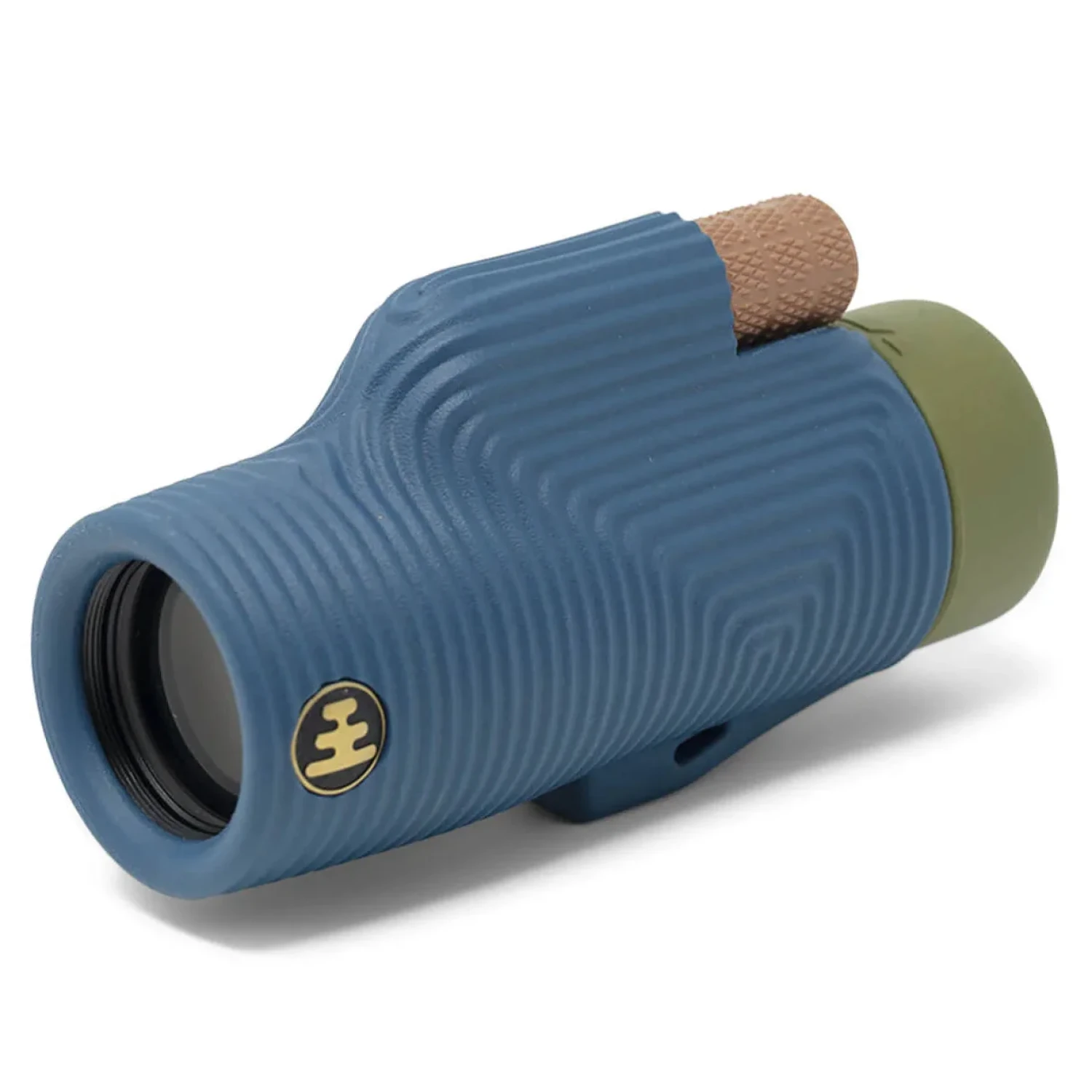 NOCS Zoom Tube 8x32 in indigo ii blue, front angled view