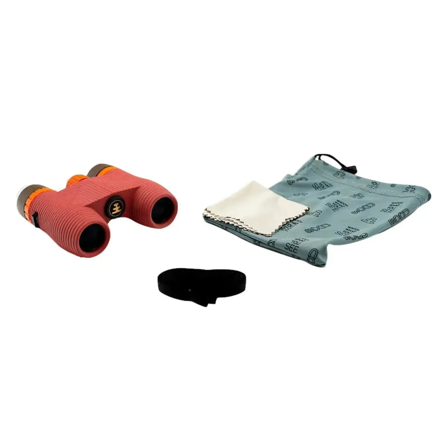 Nocs Standard Issue 10x25 Waterproof Binoculars, Manzanita Red, set view