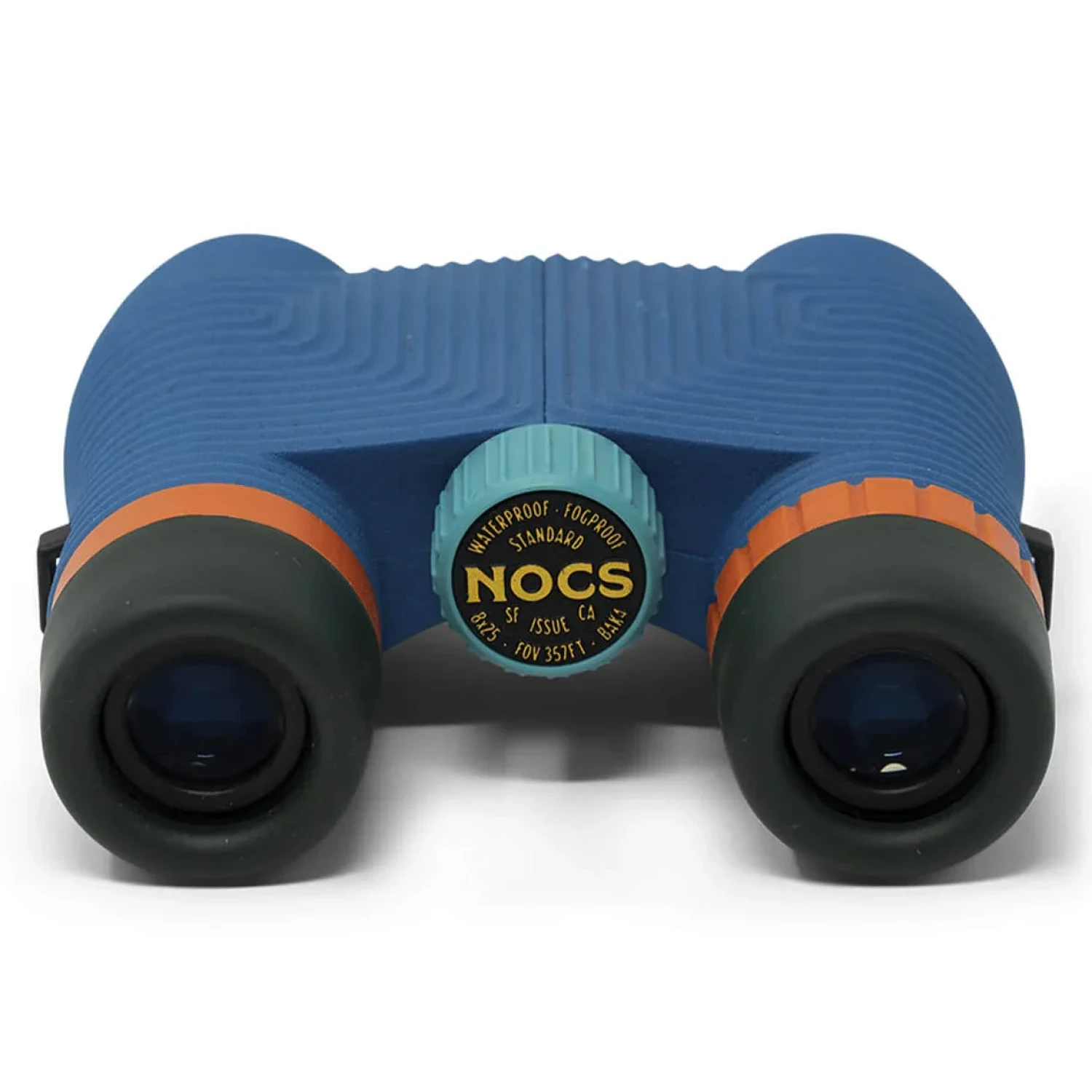 NOCS Standard Issue 8x25 Waterproof Binoculars in cobalt blue ii, back