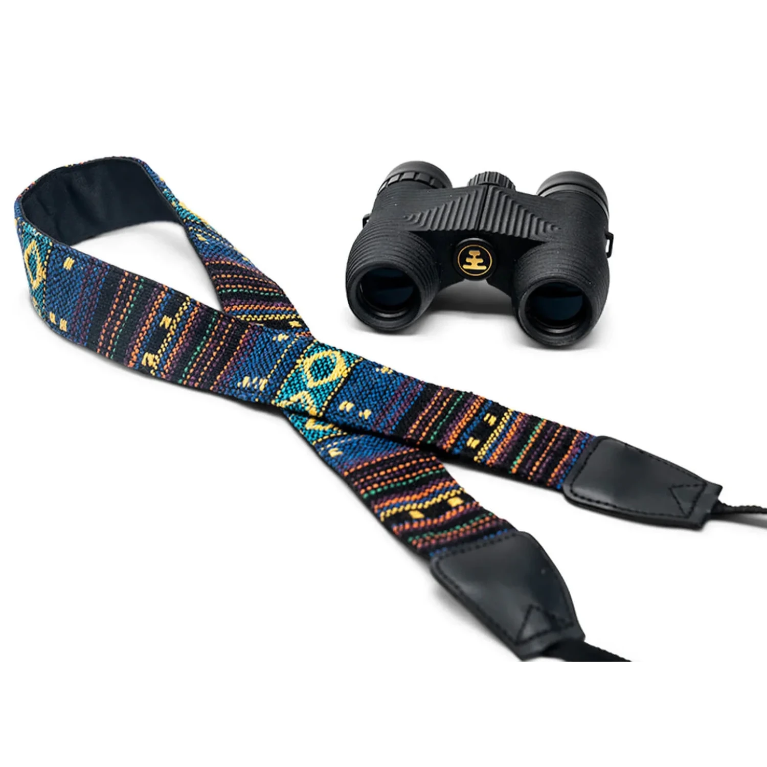 NOCS Woven Tapestry Strap in midnight with binoculars