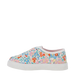 Oomphies Baby Robin Slip-On Shoe in floral/white, inside view