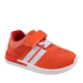 Oomphies Baby Wynn Hook & Loop Sneaker in orange/red, front view