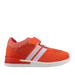 Oomphies Baby Wynn Hook & Loop Sneaker in orange/red, side view
