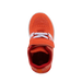 Oomphies Baby Wynn Hook & Loop Sneaker in orange/red, top view