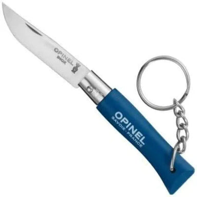 Opinel No.04 Stainless Steel Folding Knife Blue Open View