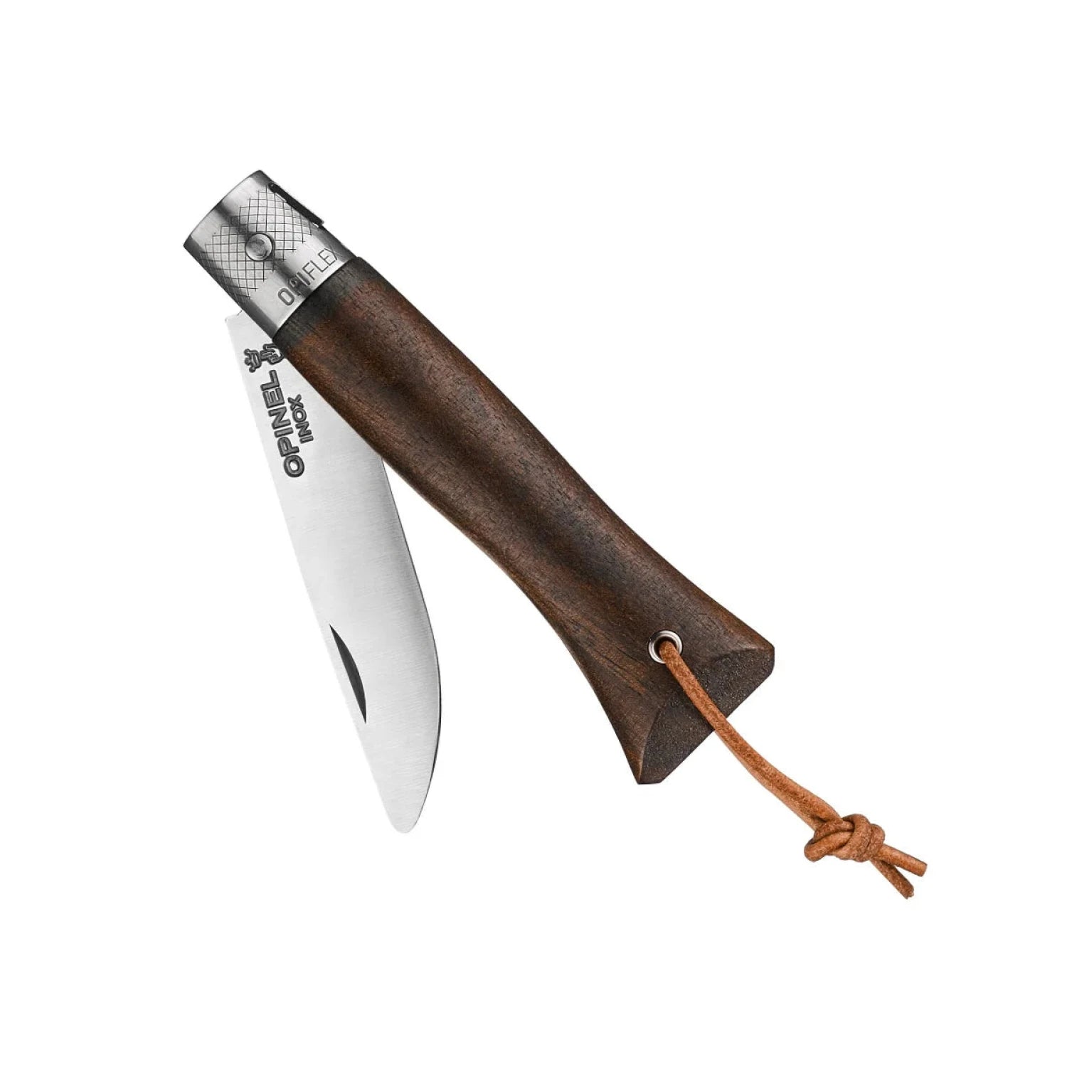 Opinel Néo6 Everyday Carry Folding Knife in black walnut, folded
