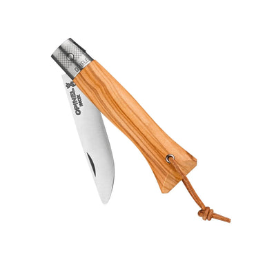 Opinel Néo6 Everyday Carry Folding Knife in olive wood, folded