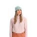 Outdoor Research Trail Mix Beanie, Sage, front view on female model