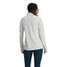 Outdoor Research W's Vigor Grid Fleece Quarter Zip, Snow, back view on model 