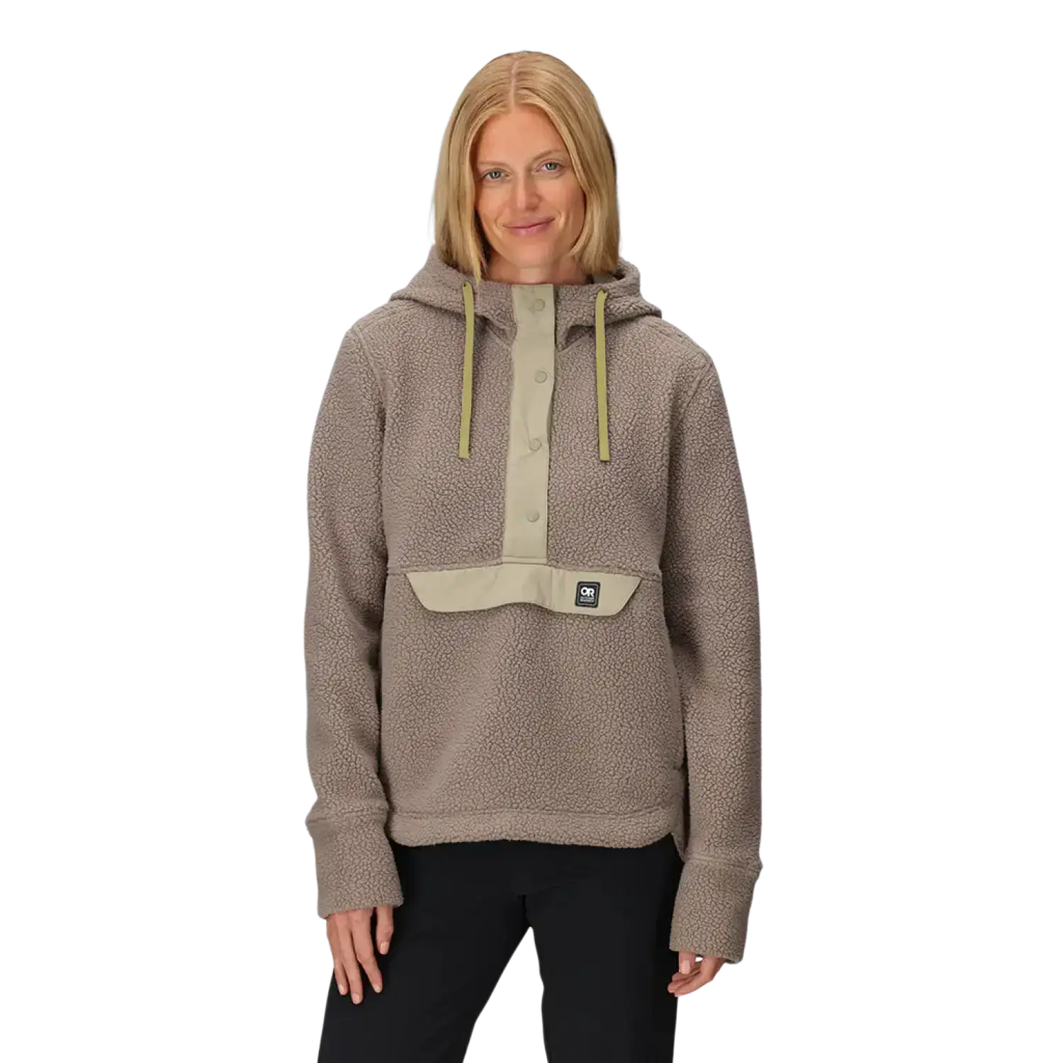 Outdoor Research Women's Grayland Fleece Pullover Hoodie, front view