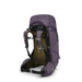 Osprey Aura AG 50L Hiking Backpack in enchantment purple, back view
