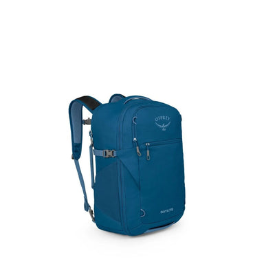 Osprey Daylite™ Carry-On Travel Pack 35 in Nightshift Blue, front & side view 