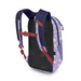 Osprey's Daylite Jr. Backack for Kids in daisy print and euphoria purple back side view