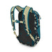 Osprey's Daylite Jr. Backack for Kids in space travel print and vintage blue back side angle