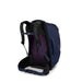 Osprey Fairview™ 55 Travel Pack in winter night blue, back view