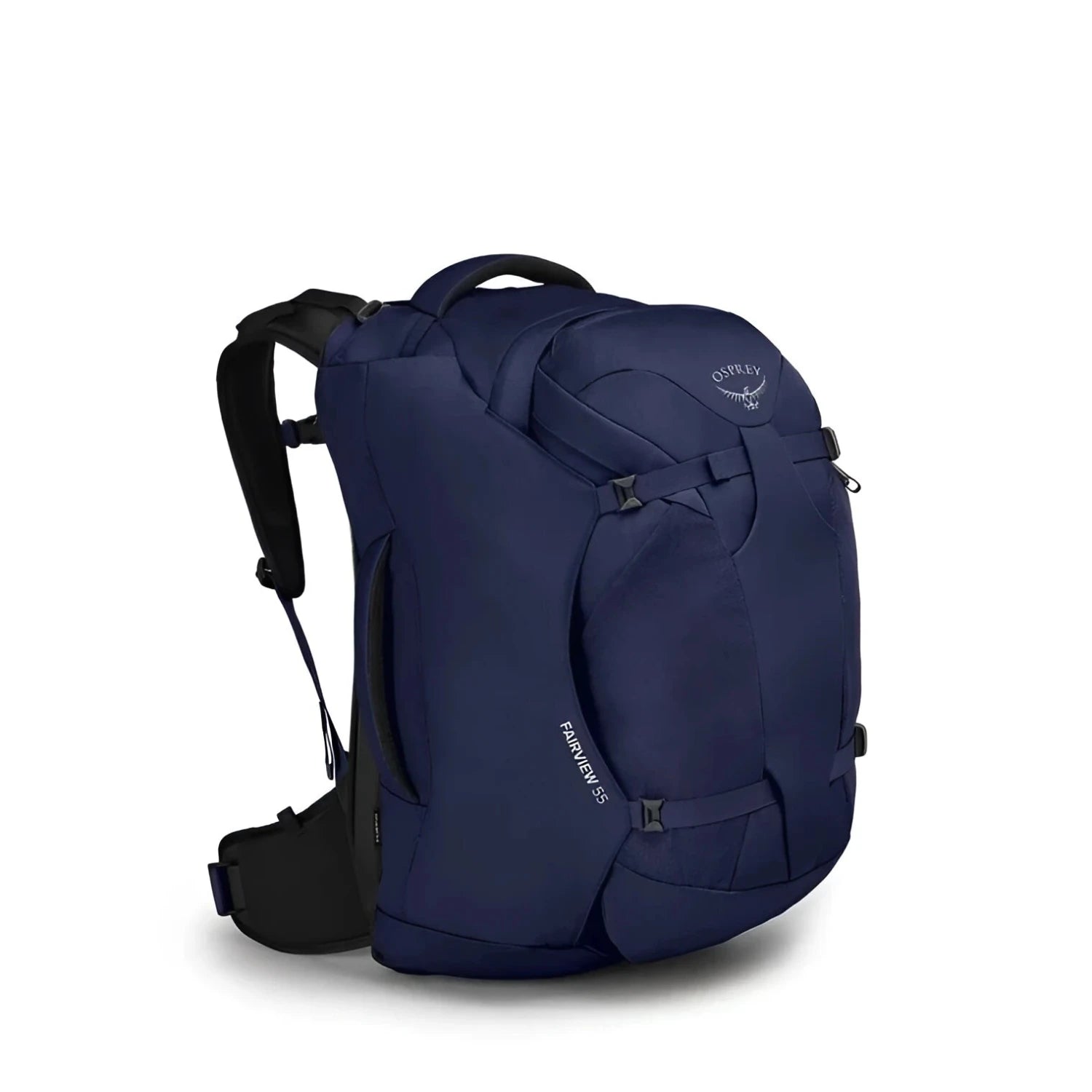 Osprey Fairview™ 55 Travel Pack in winter night blue, front view