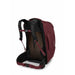 Osprey Fairview™ 55 Travel Pack in zircon red, back view