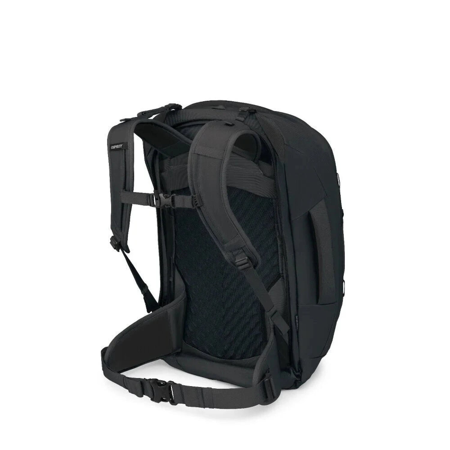 Osprey Farpoint™ 55 Travel Pack in black, back view