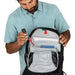 Osprey Farpoint™ 55 Travel Pack in black, daypack open view