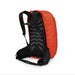 Osprey Hi-Vis Raincover in mars orange, nack view