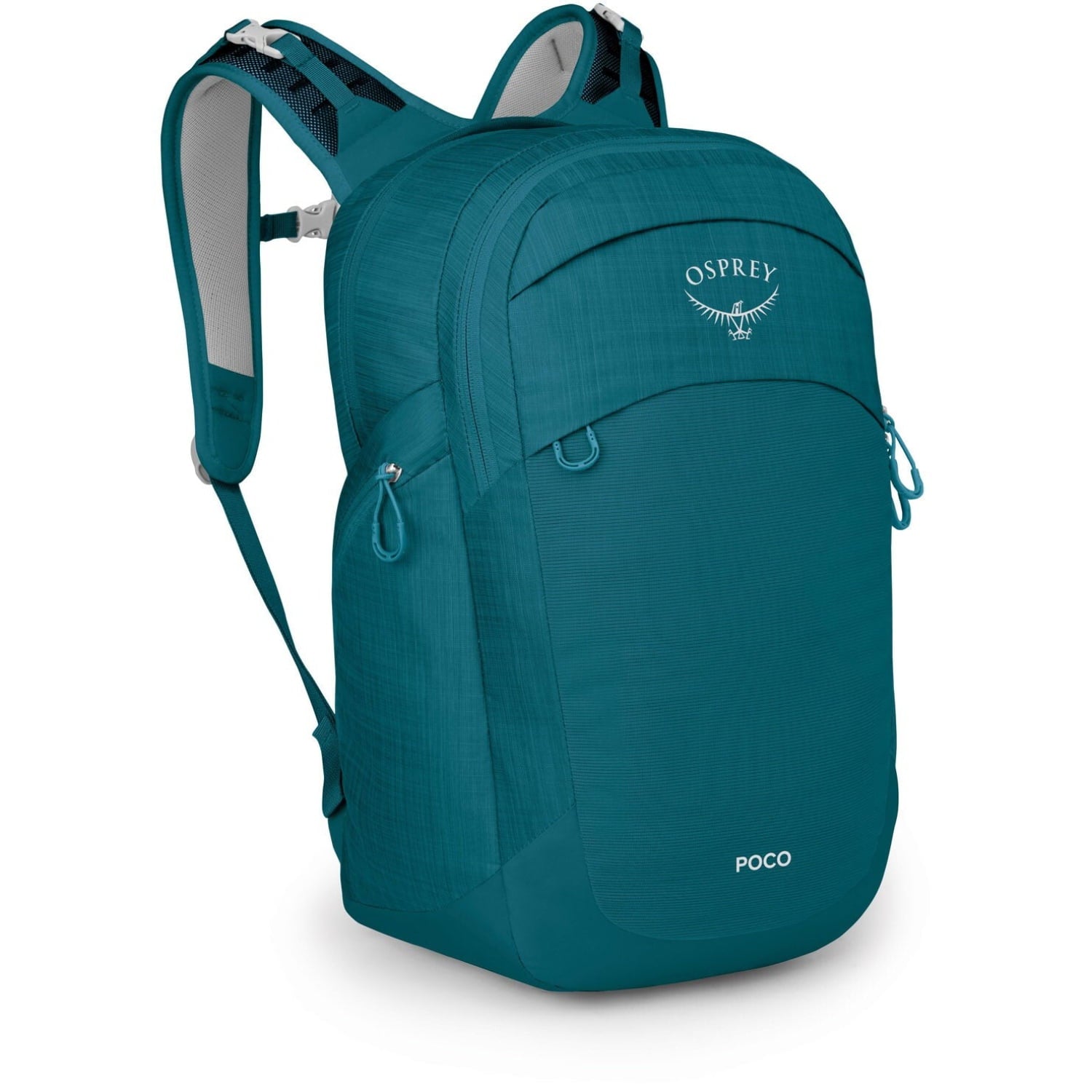 Osprey Poco Changing Pack in deep peyto front side view