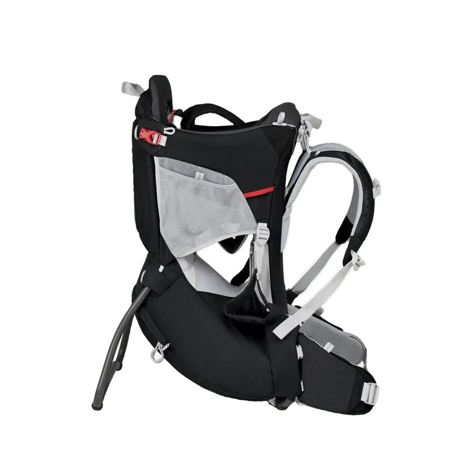 Osprey POCO® Child Carrier shown in Starry Black color option. Side view.