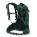 Osprey Raptor 14L Backpack with Reservoir in tundra green, back view