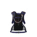 Osprey Raven LT 12 Bike Hydration Pack in Deep Fig Black, back view 