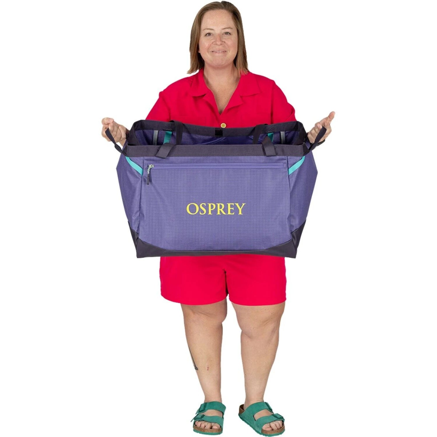 osprey 60l bag Osprey Transporter Gear Tote 60L Pine Leaf