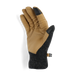 Outdoor Research Men's Flurry Driving Gloves shown in the Black color option. Palm view.