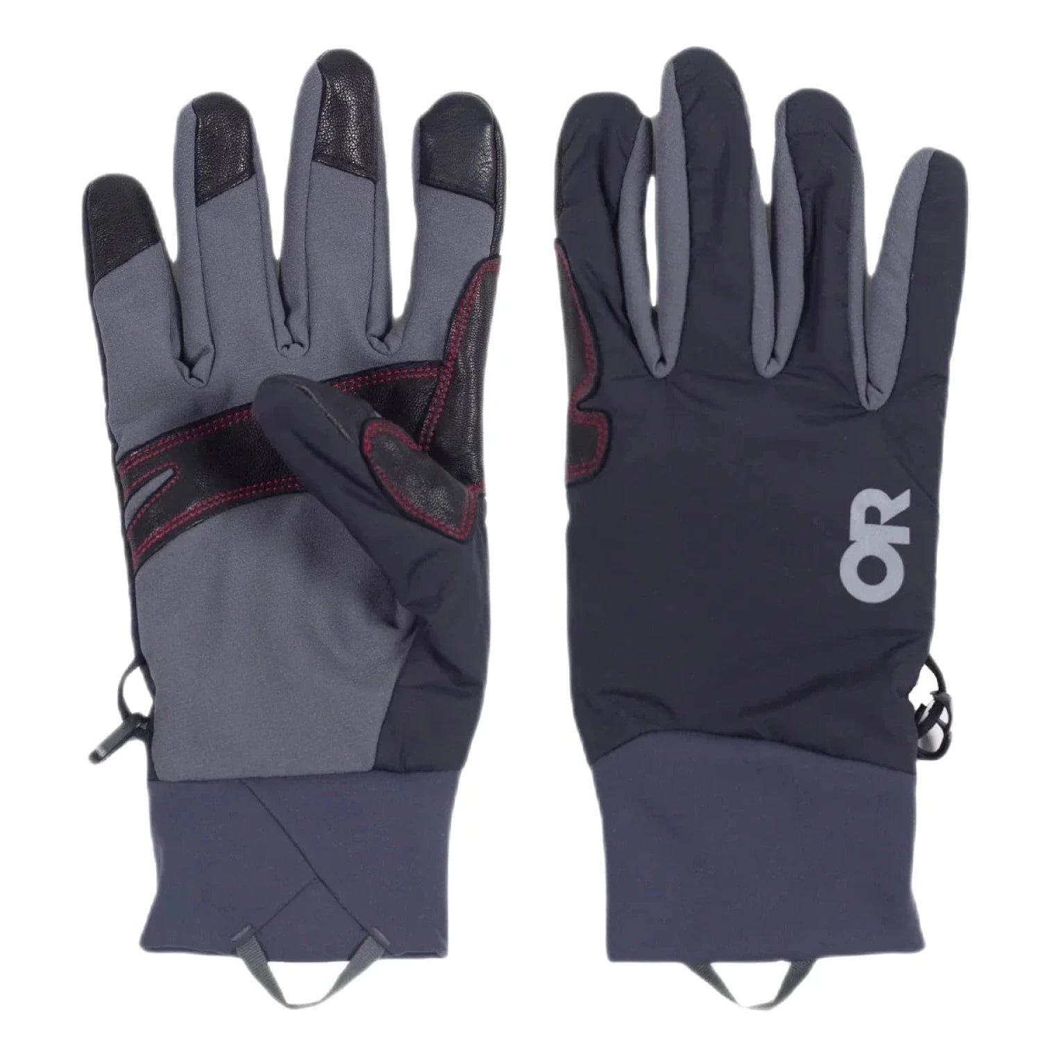 Outdoor Research Deviator Gloves shown in the Black color option.