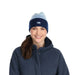 Outdoor Research Gradient Beanie shown on model in the Artic color option.