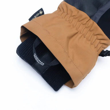 Outdoor Research Men's Revolution Undercuff GORE-TEX Gloves shown in the Bronze color option. Cuff view.